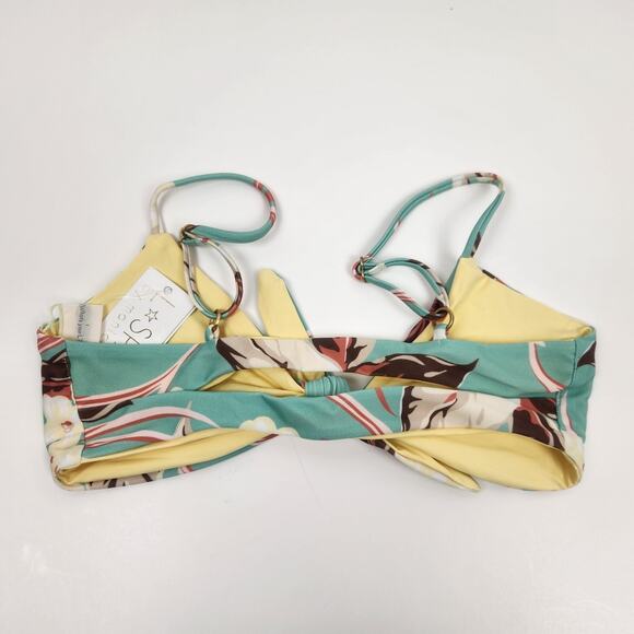 L*Space Flashback Bikini Top in Floral Print Size Small NWT - Picture 2 of 4